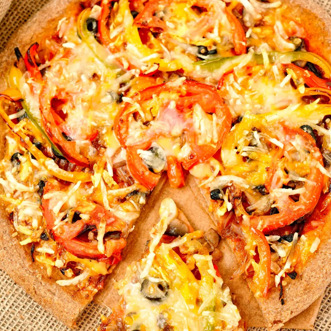 Mini Vegan Pizza بيتزا نباتي ١